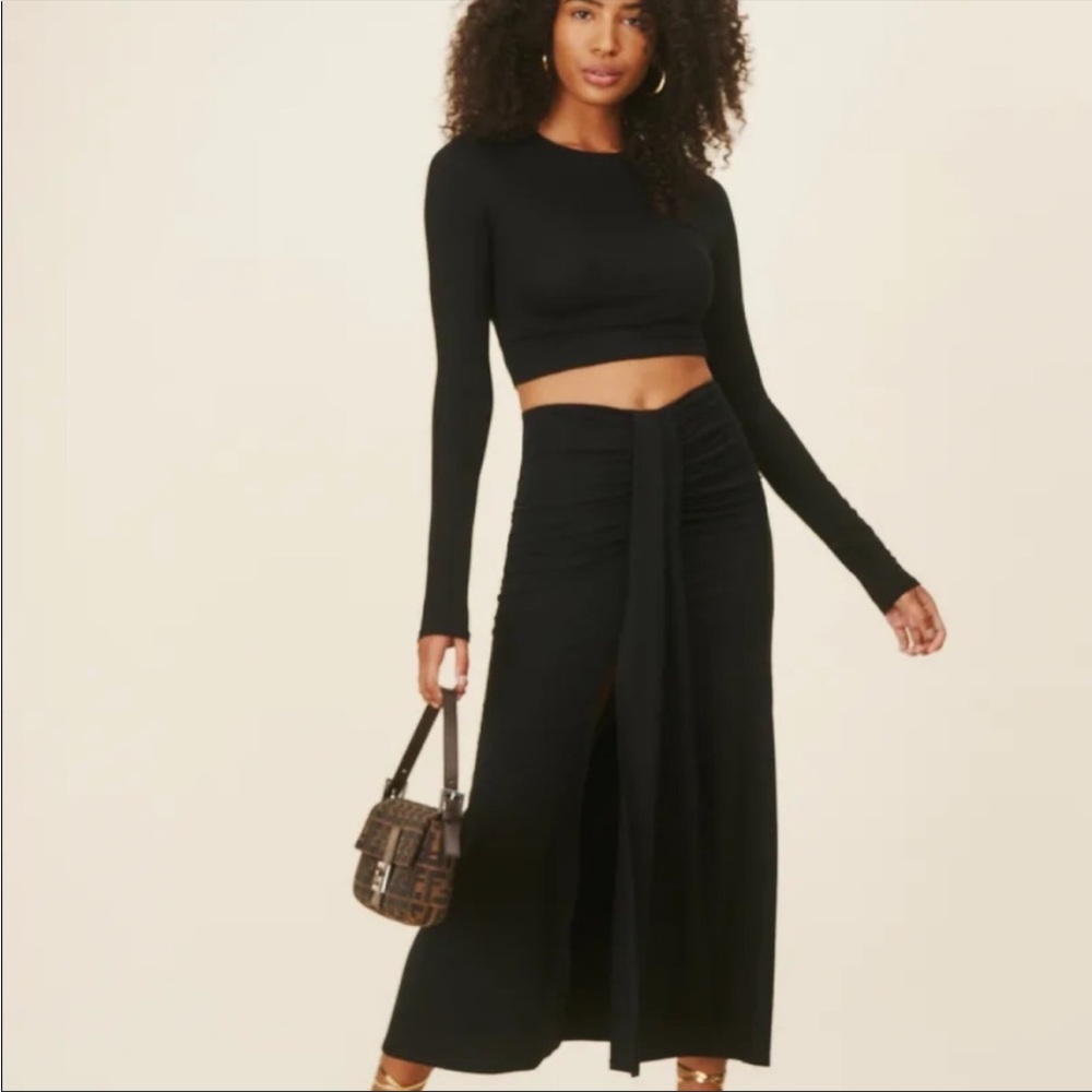 Reformation crescent set. Worn once. Dry cleaned and in perfect condition